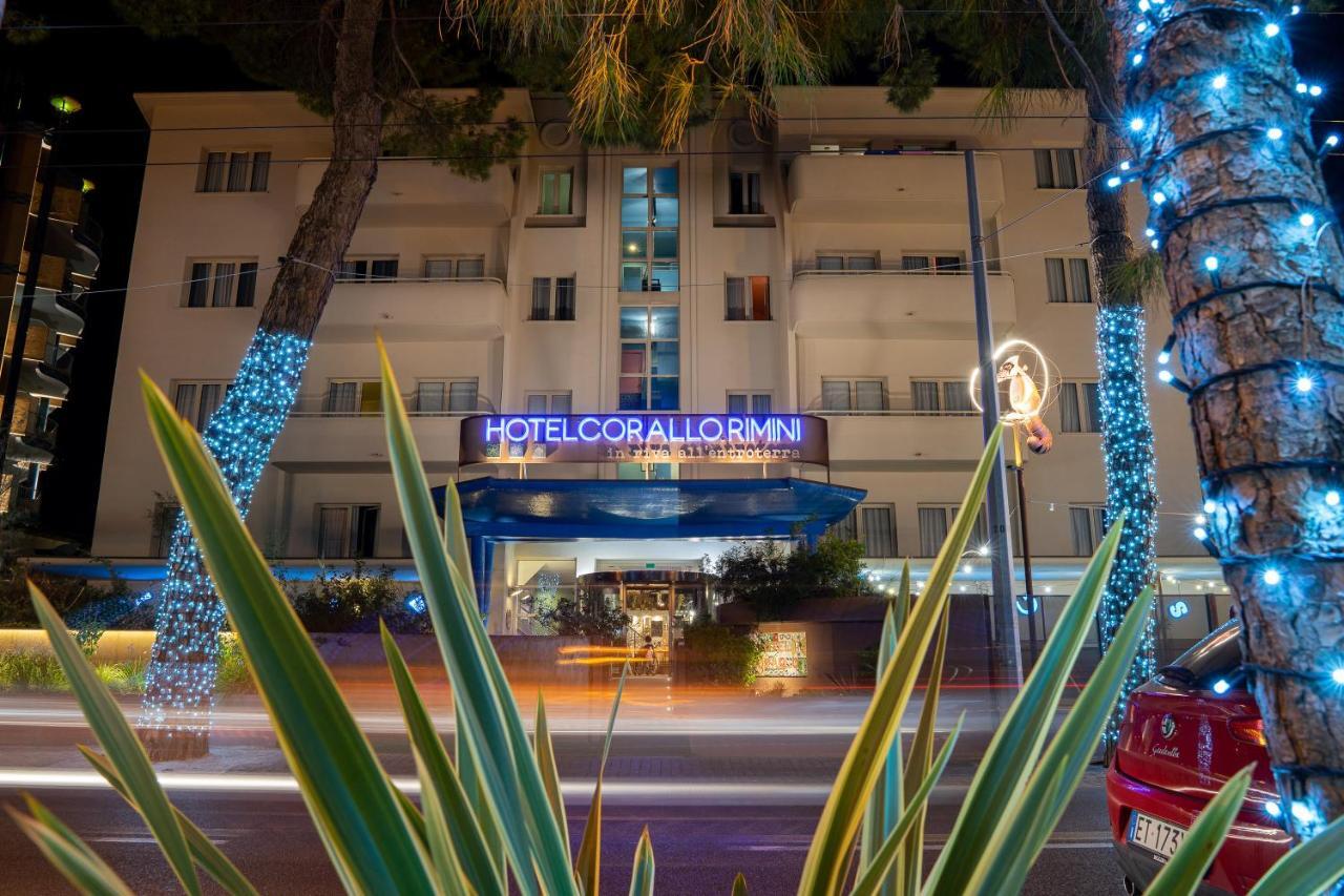Hotel Corallo Римини Экстерьер фото